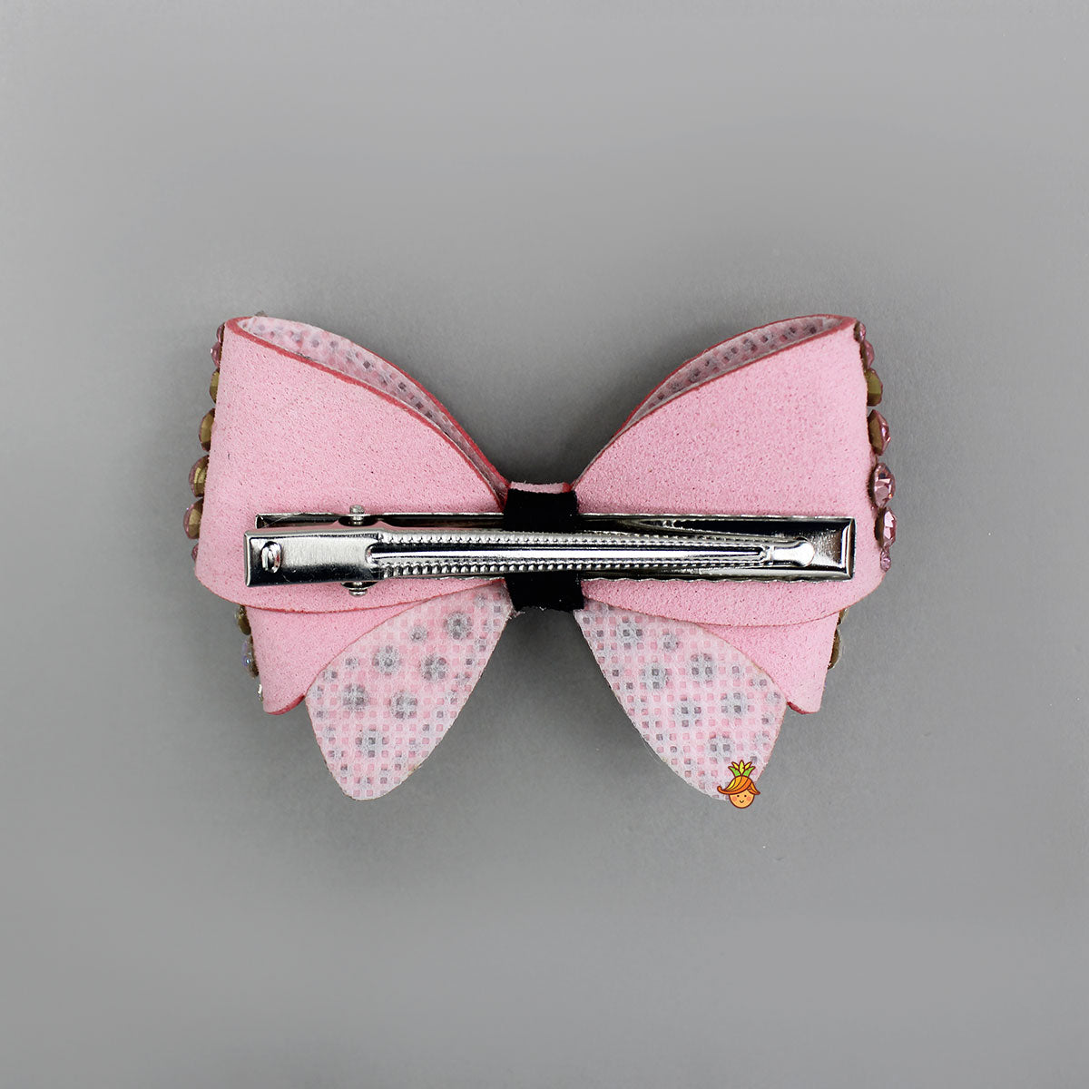 Shiny Layered Bow Hair Clip