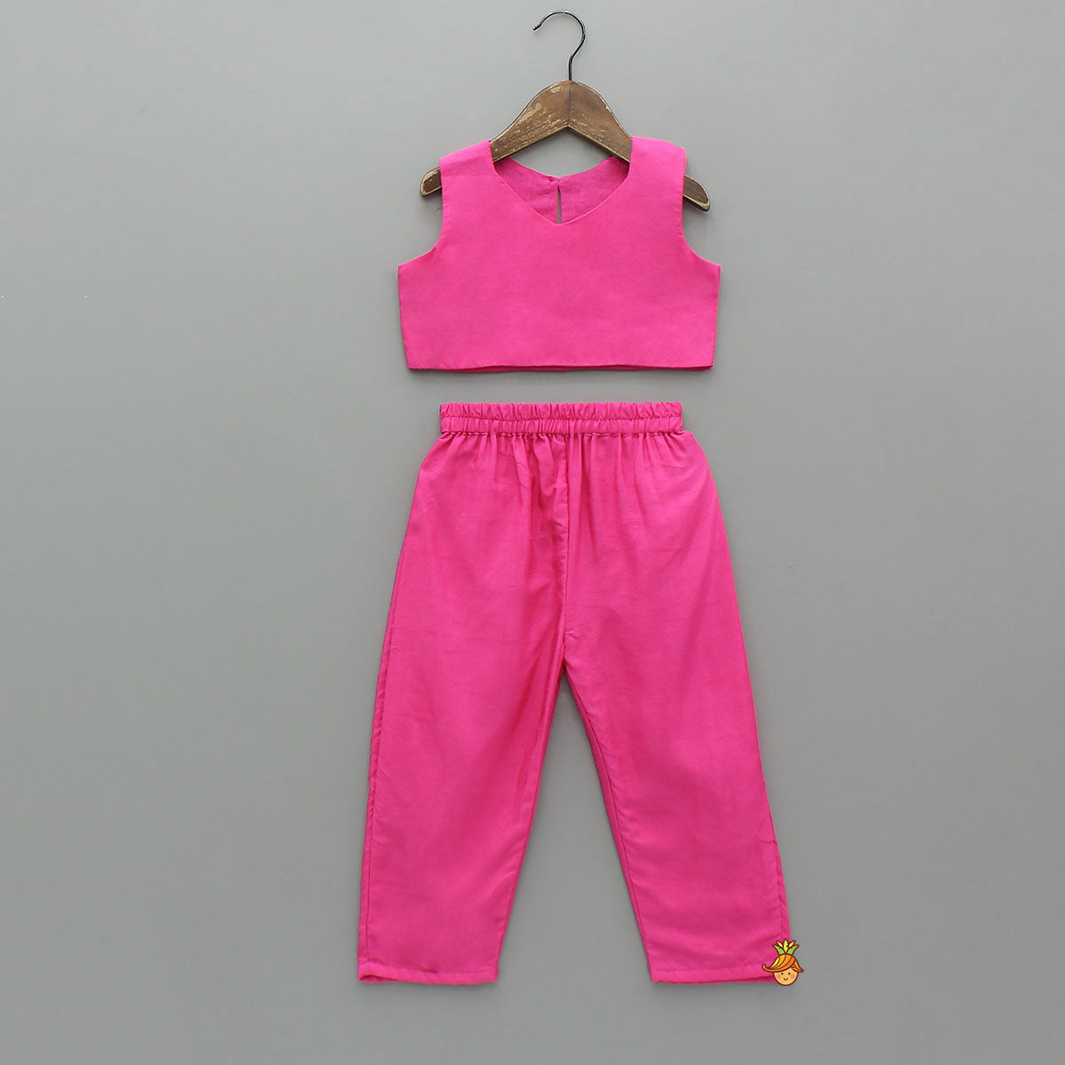 Pre Order: Kaftan Top With Inner Crop Top And Pant