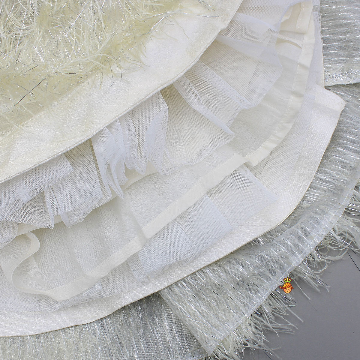 Pre Order: Elegant Fur Sleeveless Dress