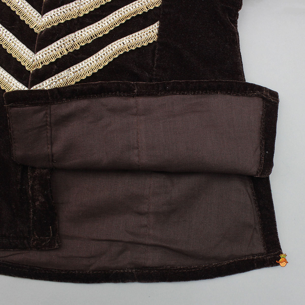 Pre Order: Velvet Lace Work Top And Lehenga