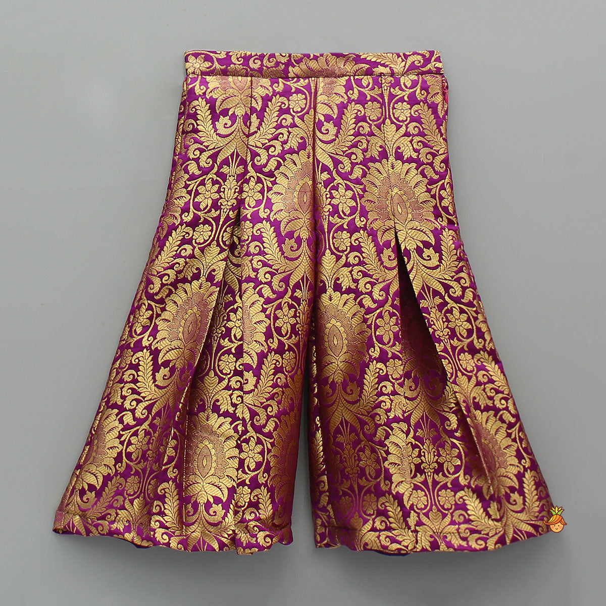 Pre Order: Velvet Top With Brocade Palazzo