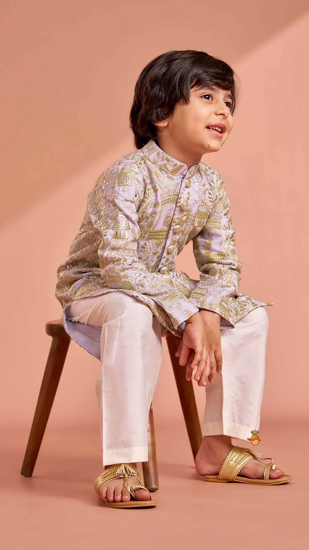 Pre Order: Heavy Embroidered Kurta And Pyjama