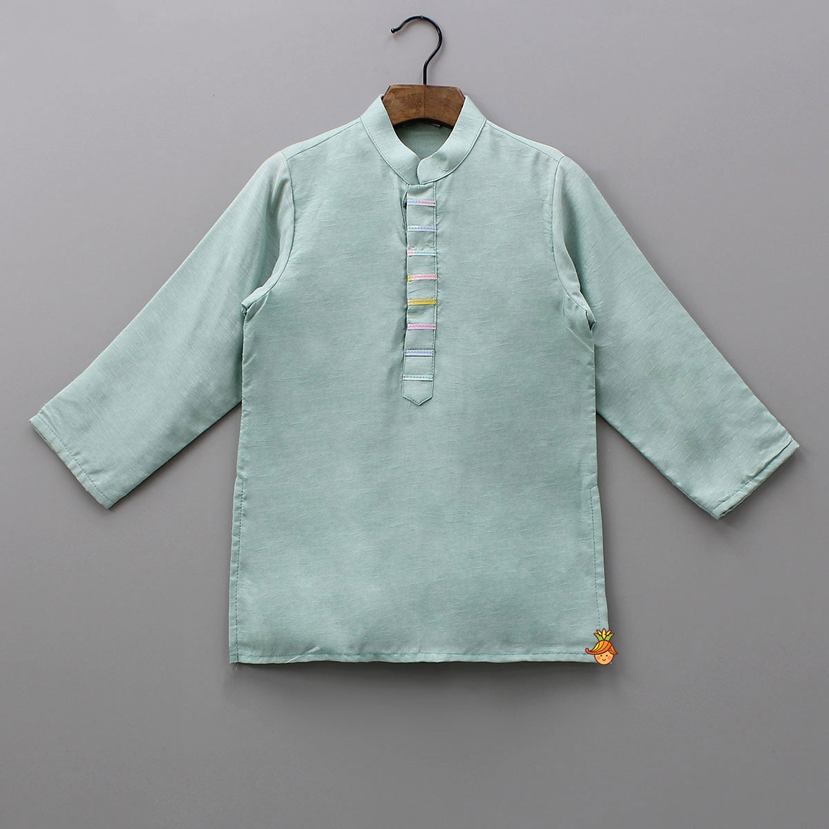 Pre Order: Ethnic Kurta With Lace Work Jacket And Pyjama