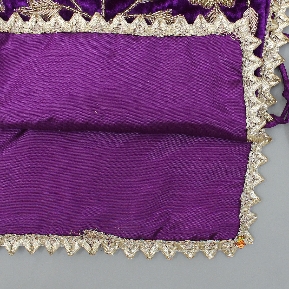 Pre Order: Side Knot Detailed Shiny Flared Anarkali