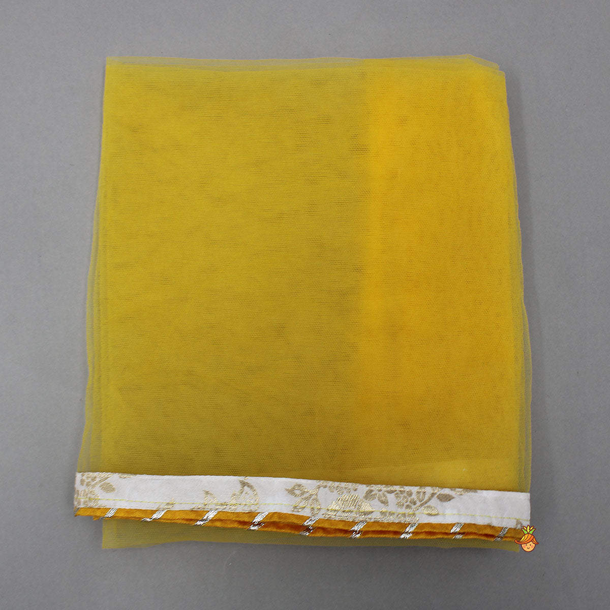 Pre Order: Flared Sleeves Top And Sharara With Net Dupatta