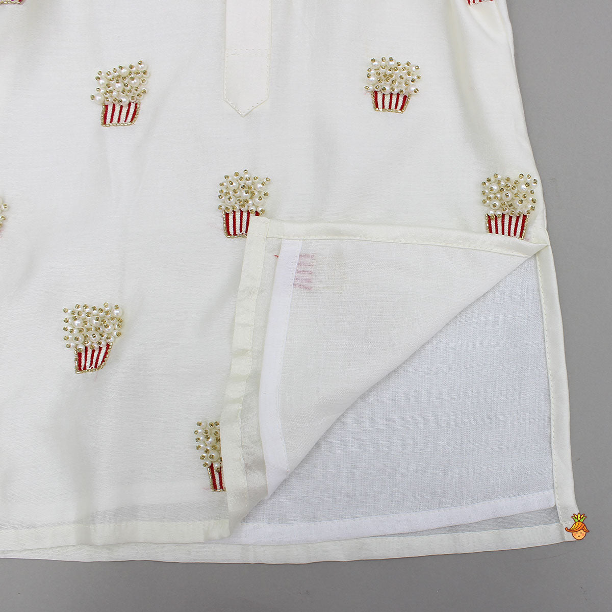 Pre Order: Intricately Embroidered Kurta With Pyjama