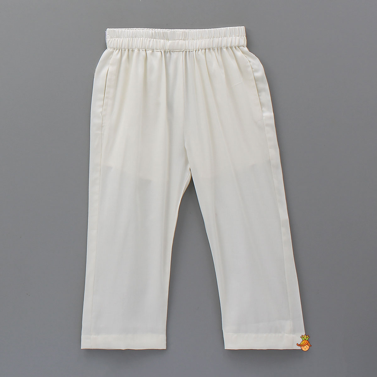 Pre Order: Lace Detailed Yoke Kurta And Pyjama