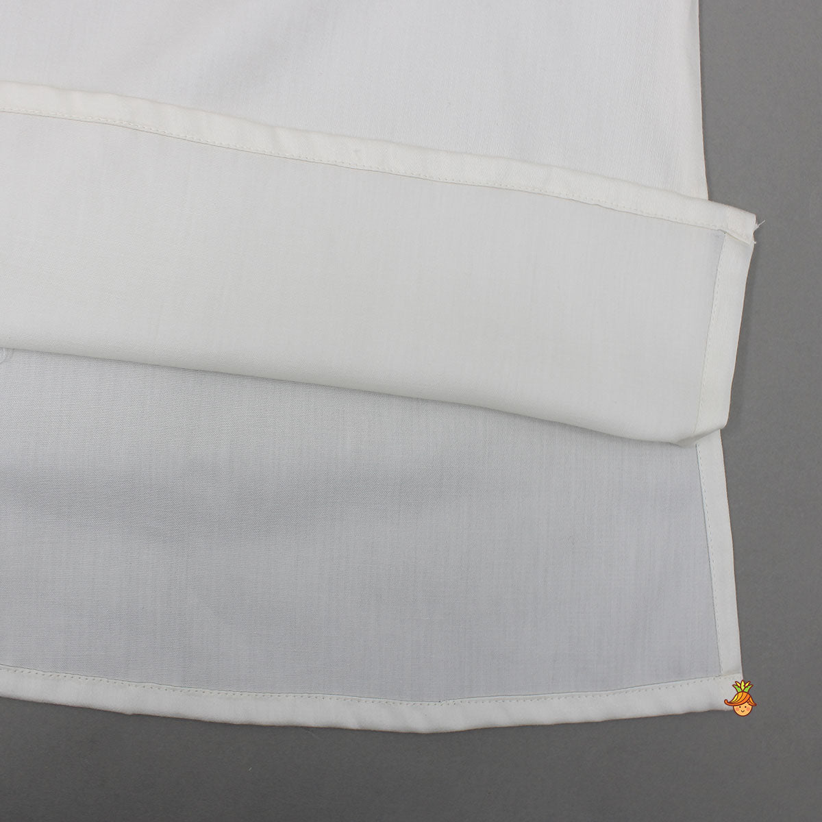 Pre Order: Lace Detailed Yoke Kurta And Pyjama