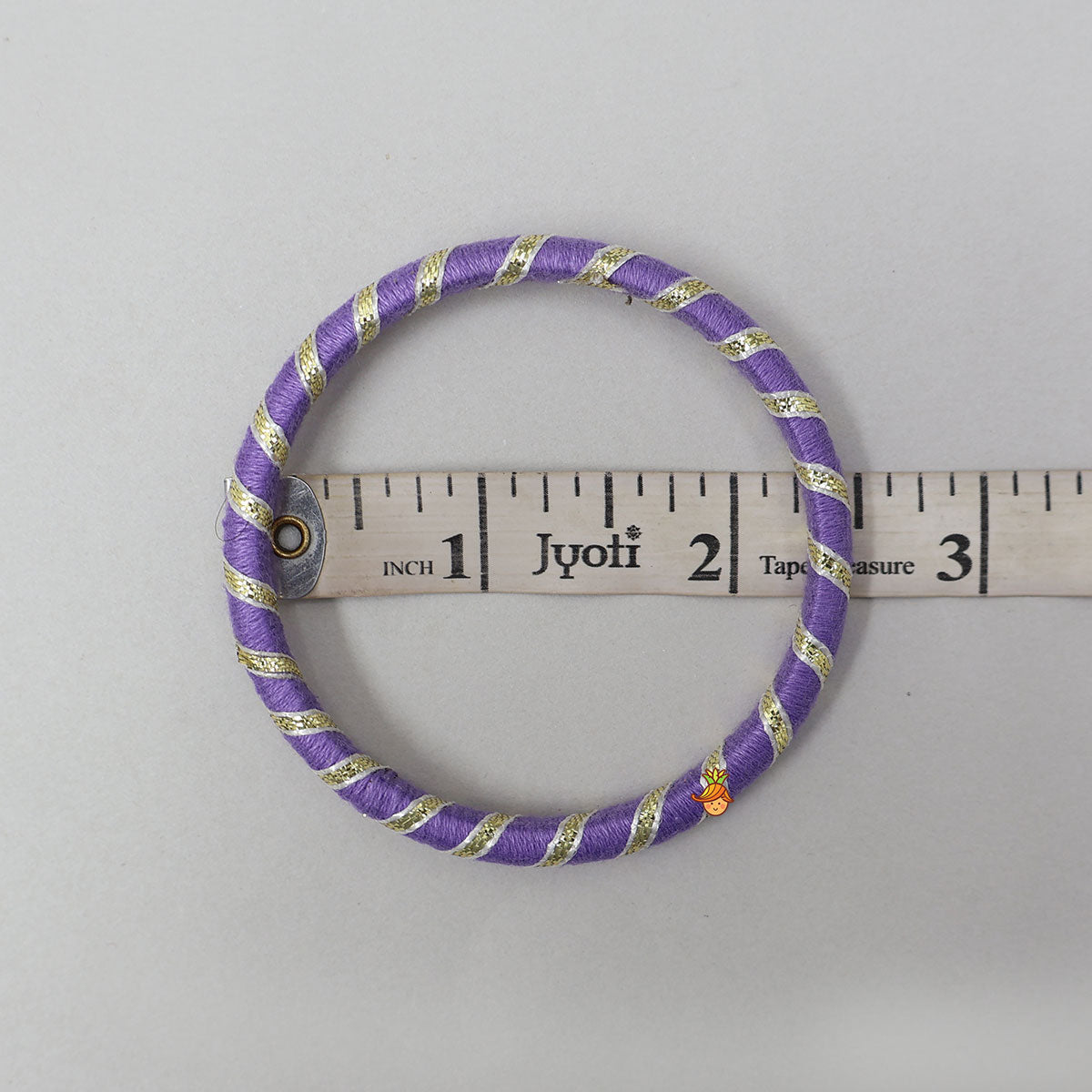 Gota Lace Detailed Thread Bangles