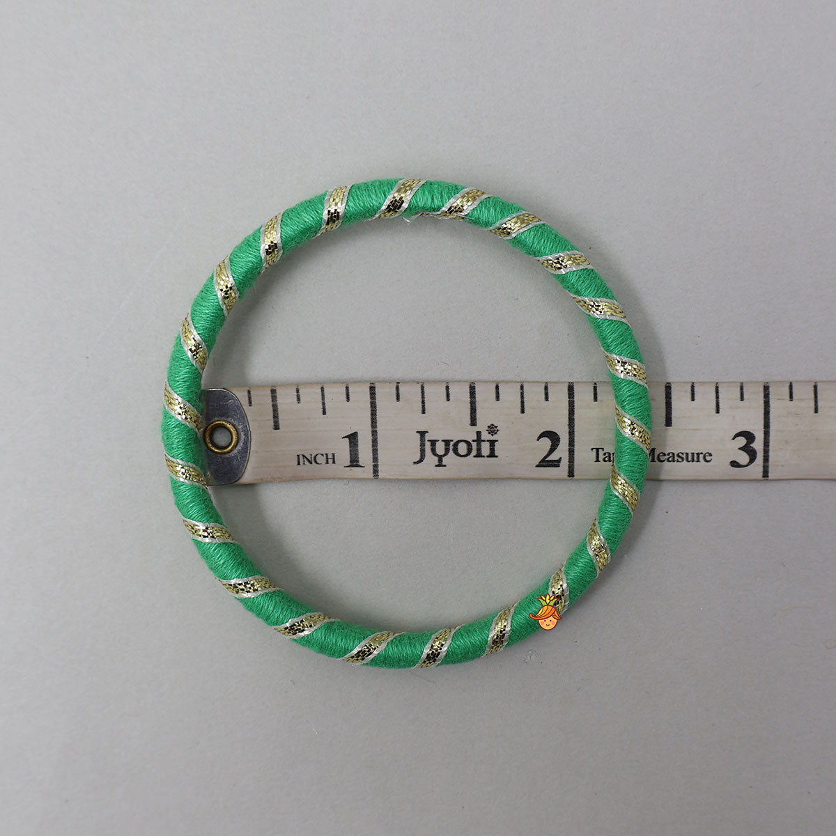 Exquisite Floral Sequin Work Thread Bangles