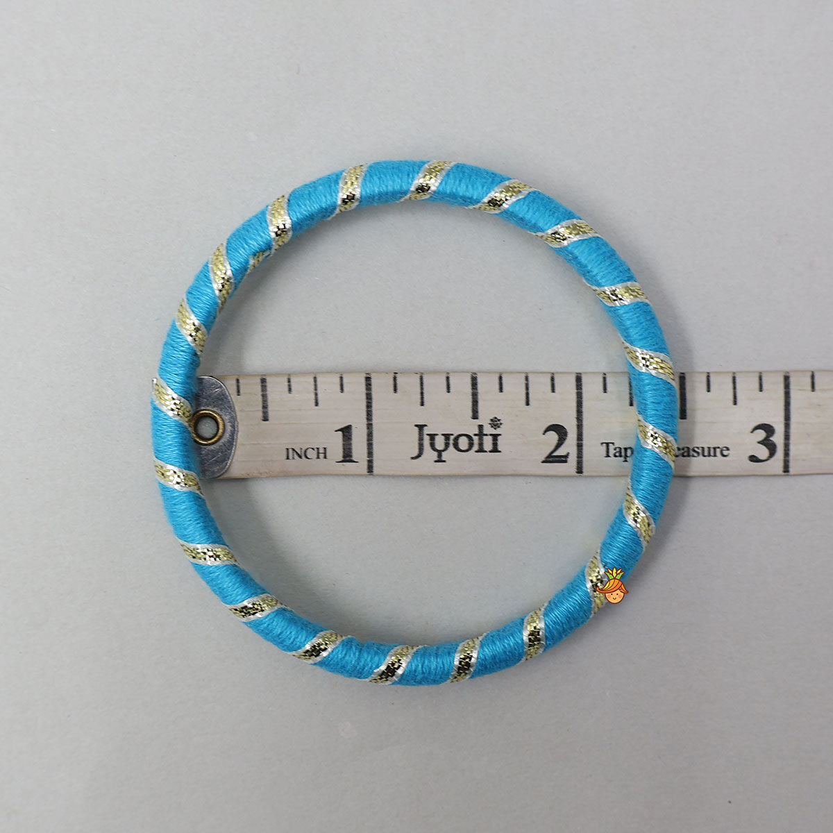 Sequins-Detailed Thread Bangles