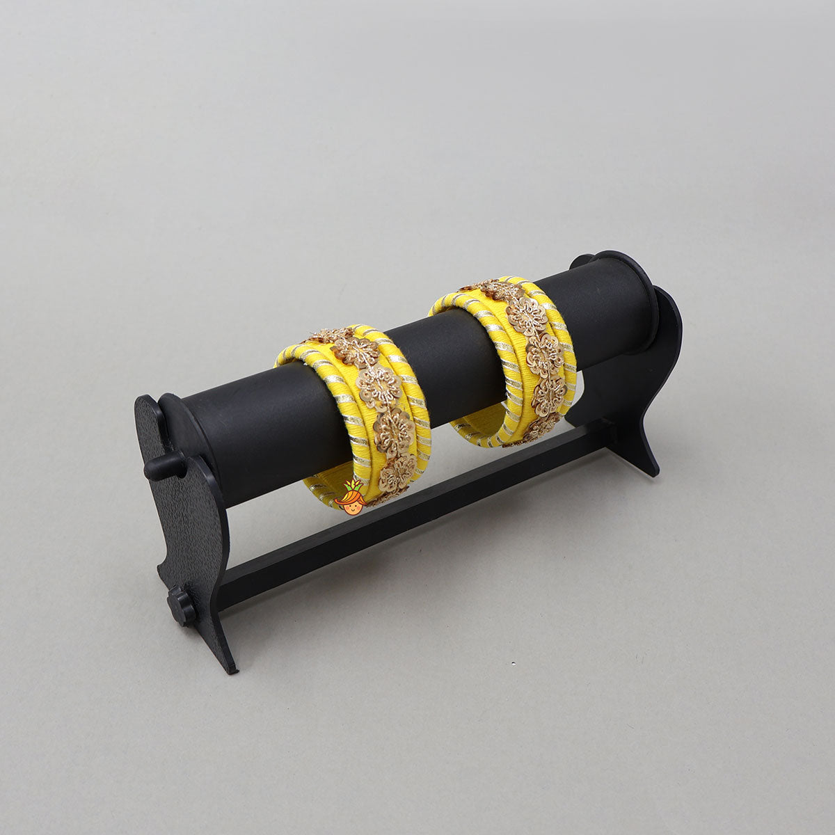 Elegant Thread Bangles With Sequin Detailing