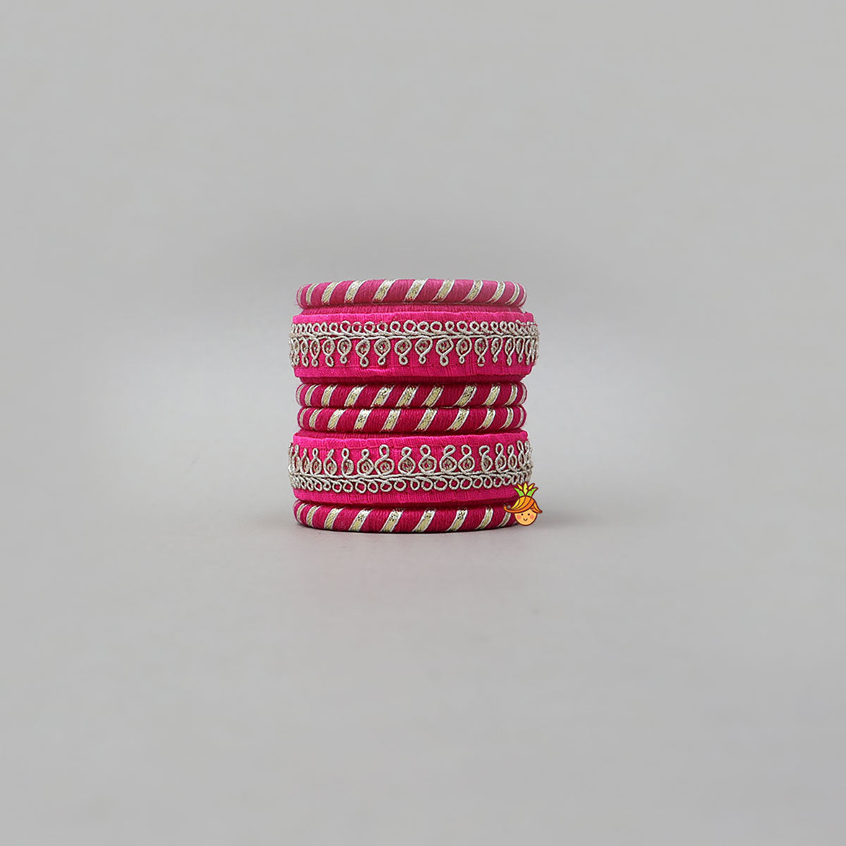 Beautiful Gota Lace Embellished Thread Bangles