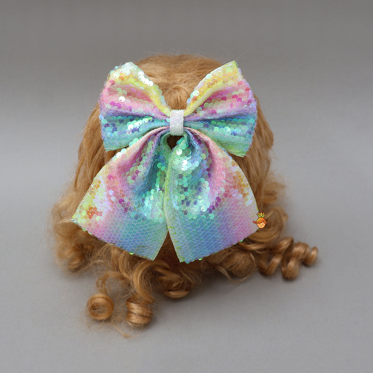Stunning Sequined Bow Hair Clip