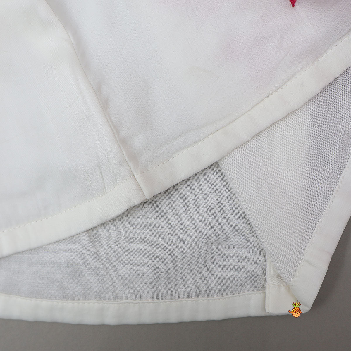 Pre Order: Pleated-Neckline Cape Top And Mirror-Work Palazzo