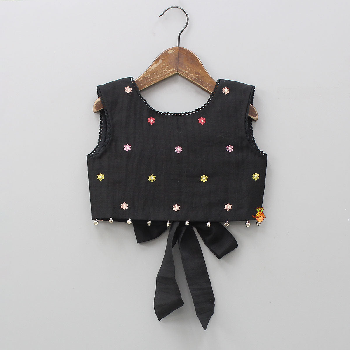 Pre Order: Back Tie-Knot Top And Lehenga