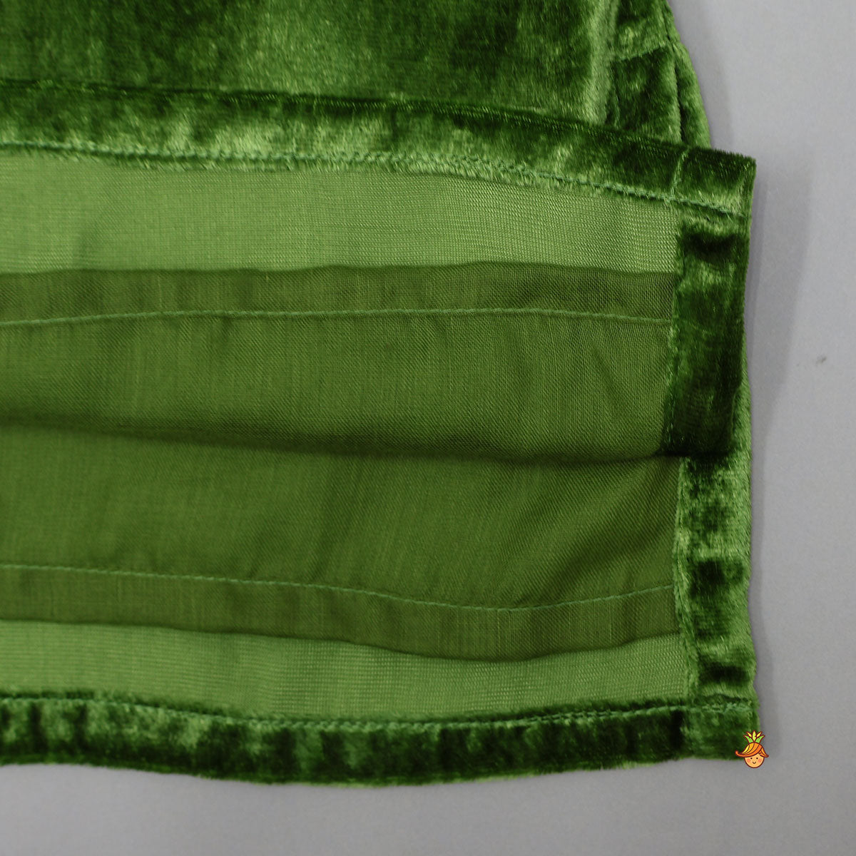 Pre Order: Exquisite Velvet Hand Embroidered Kurti With Shimmery Palazzo And Dupatta