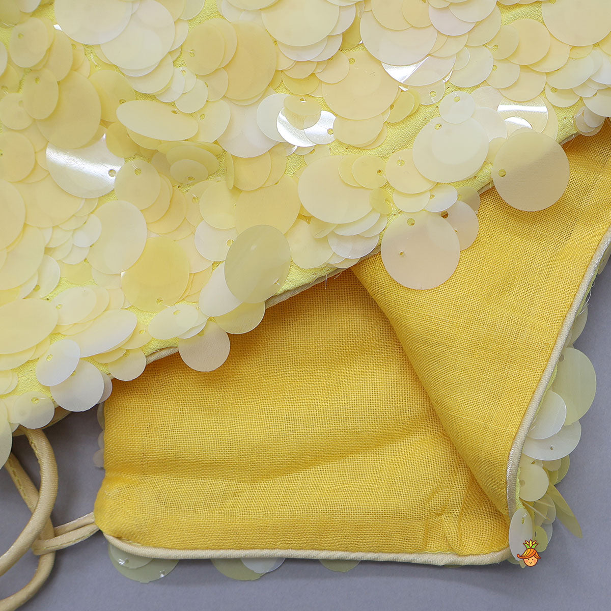 Pre Order: Adorable Sequined Halter Neck Top And Multicolour Shiny Lehenga