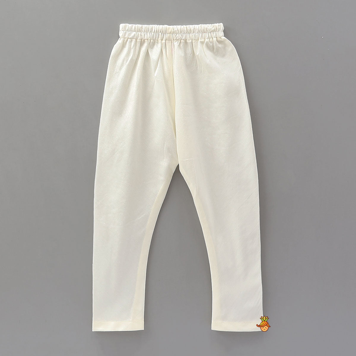 Pre Order: Embroidered Front Placket Ethnic Kurta With Churidar