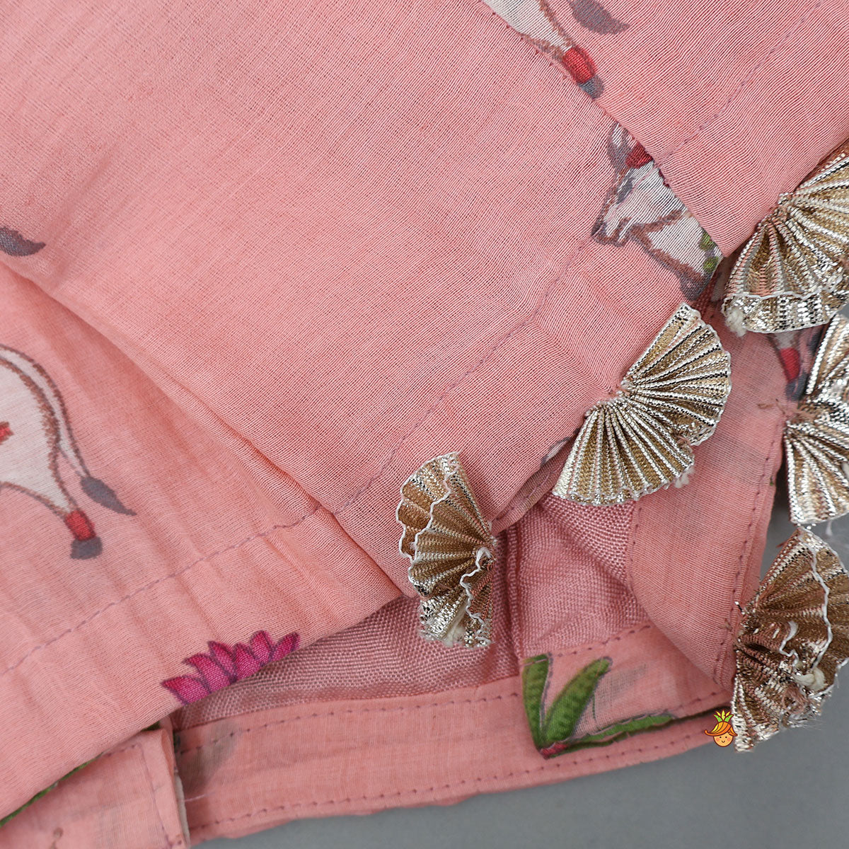 Pre Order: Beautifully Printed Top And Lehenga