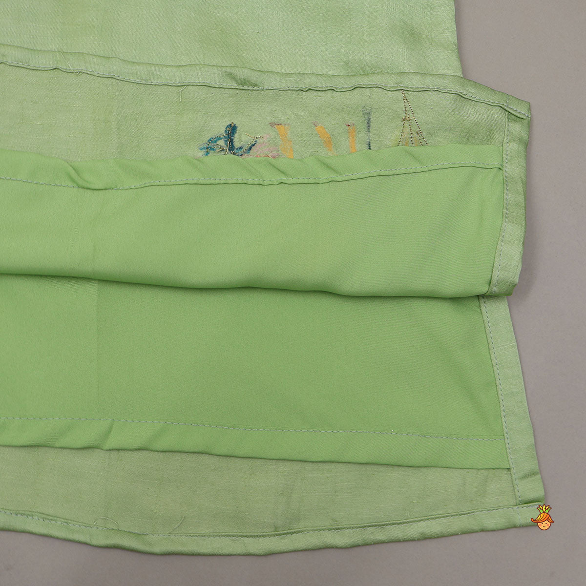 Pre Order: Hand-Painted Ethnic Kurta And Patiala Salwar