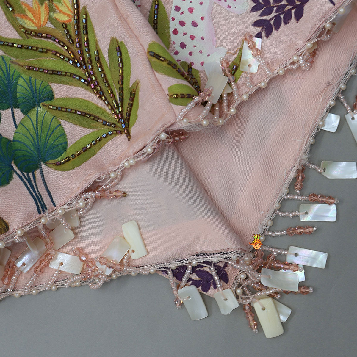 Pre Order: Stylish Shirt Style Top With Hand Painted Jacket And Palazzo