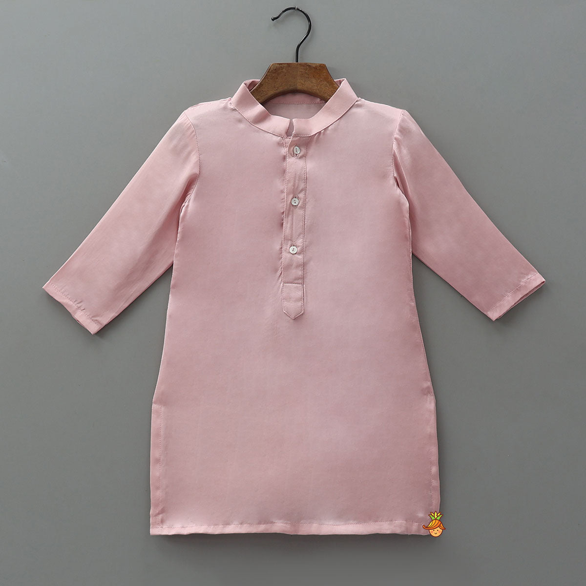 Pre Order: Elegant Kurta With Hand-Painted Jacket And Matching Pyjama