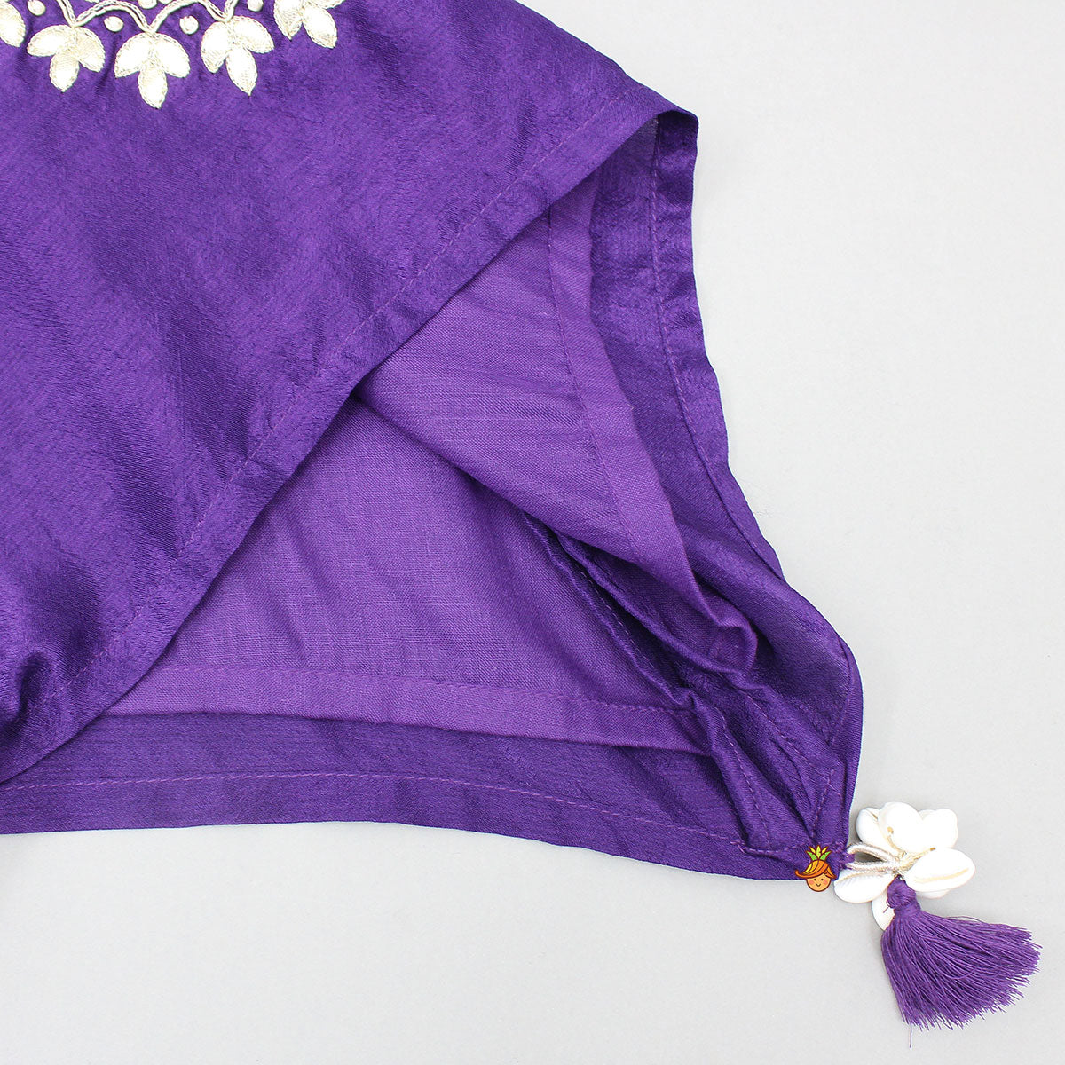 Pre Order: Gota Work Stylish Flared Top With Palazzo