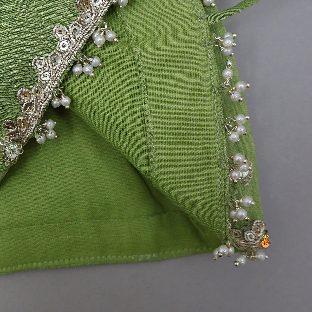 Pre Order: Stylish Top With Sequined Lehenga And Matching Dupatta