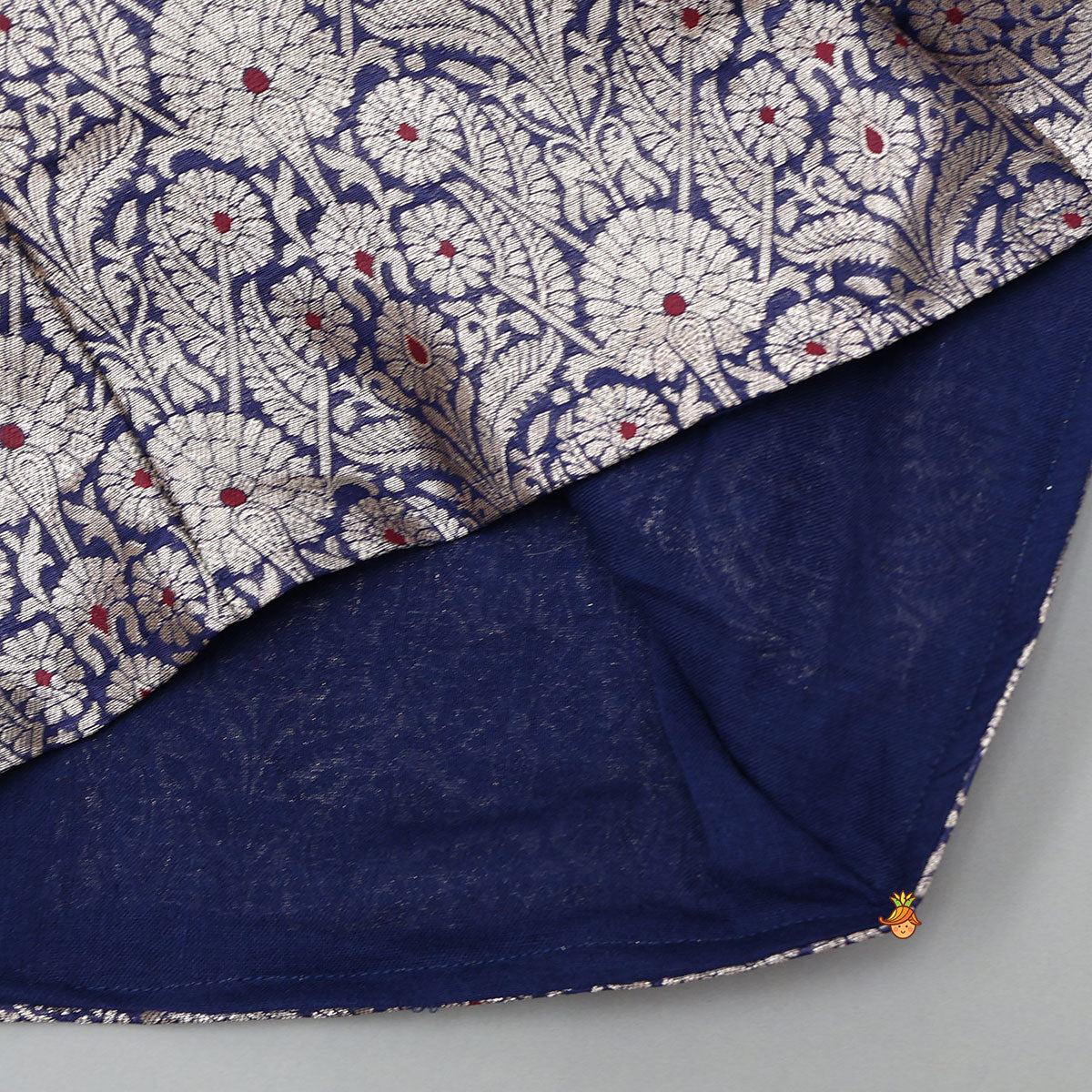 Pre Order: Charming Brocade Notch Collar Top And Pant