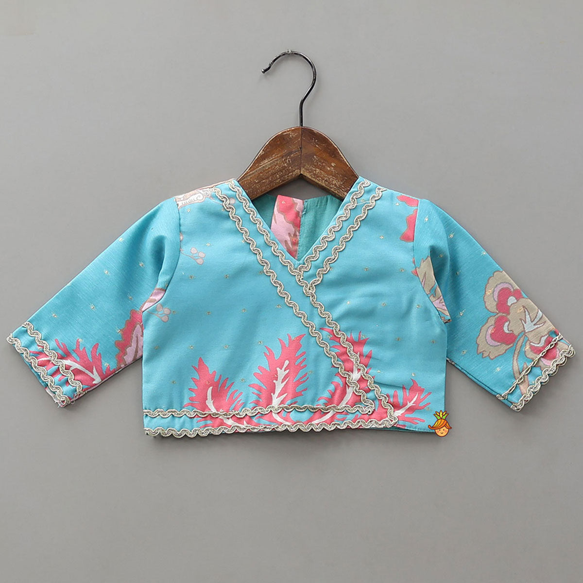 Booti Work Printed Top And Lehenga With Stylish Dupatta