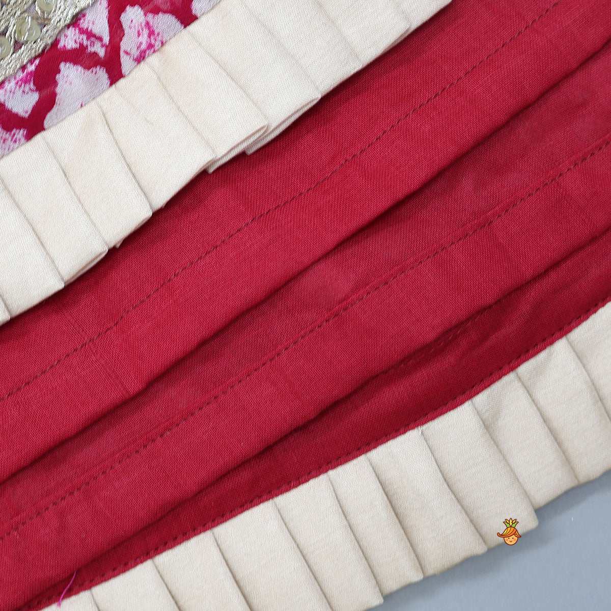 Pre Order: Stylish Printed Ethnic Top With Matching Lehenga