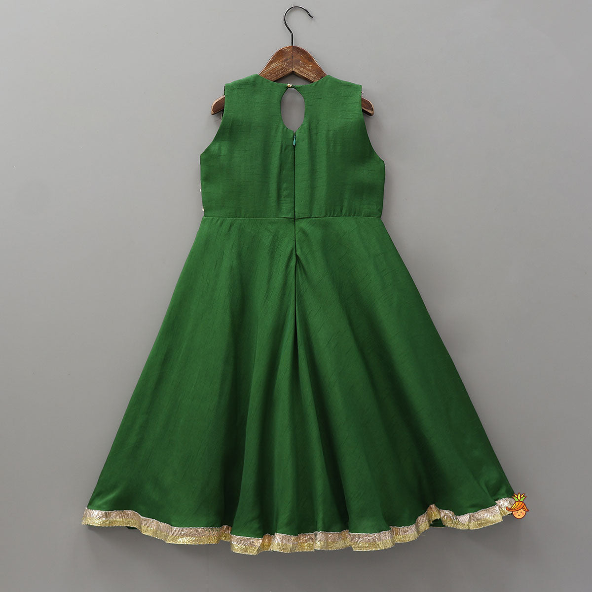 Thread And Beads Embroidered Yoke Kurti