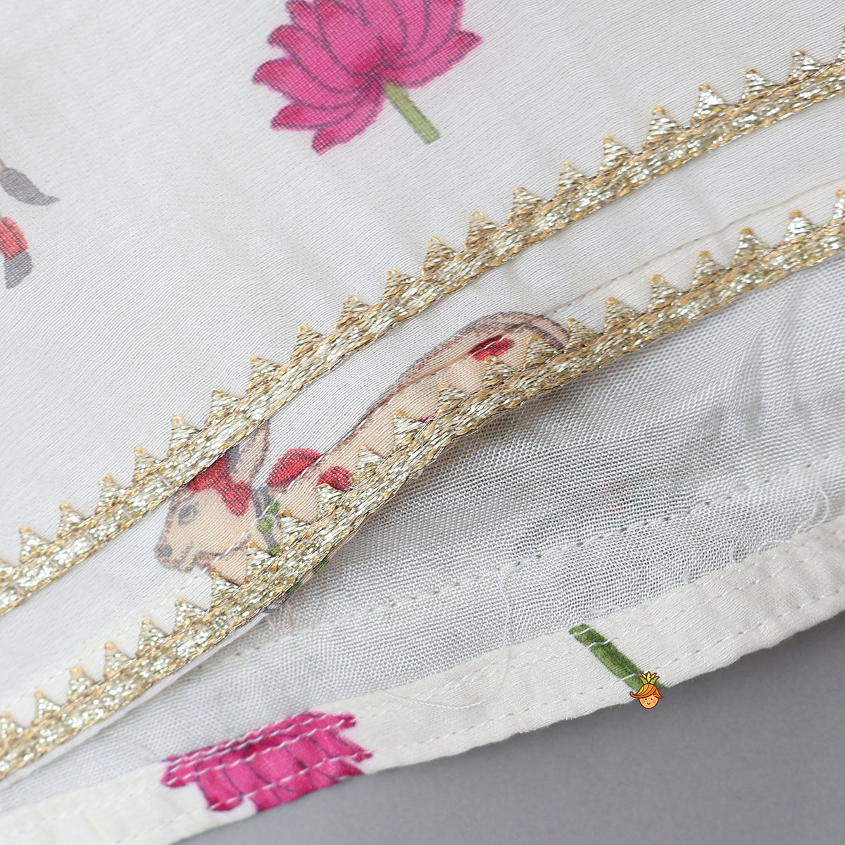 Pre Order: Angarkha Style Ethnic Kurti And Palazzo