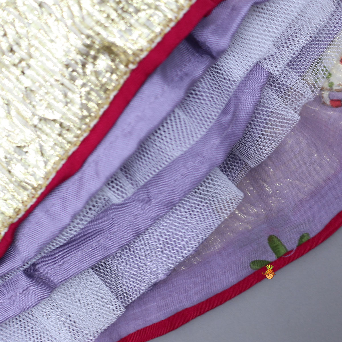 Pre Order: Adorable Printed Top And Lehenga