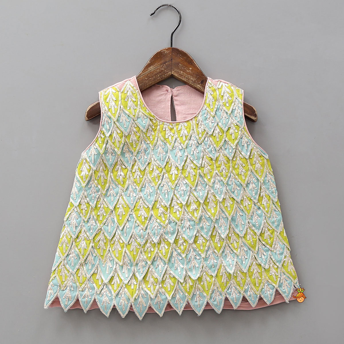 Pre Order: Applique Work Top And Palazzo