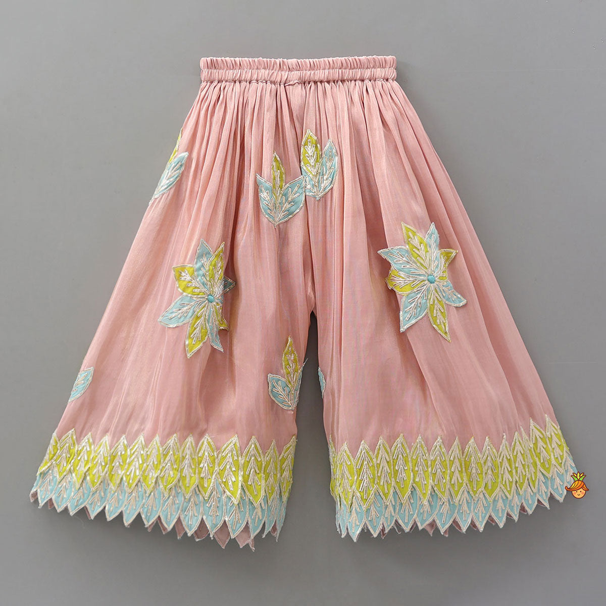 Pre Order: Applique Work Top And Palazzo