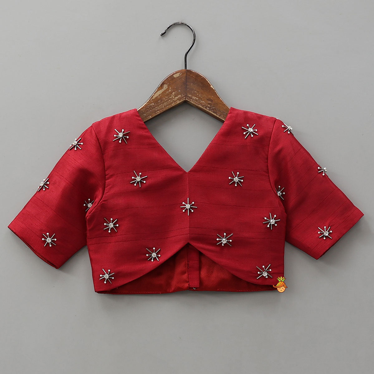 Pre Order: Charming Top With Striped Lehenga And Dupatta