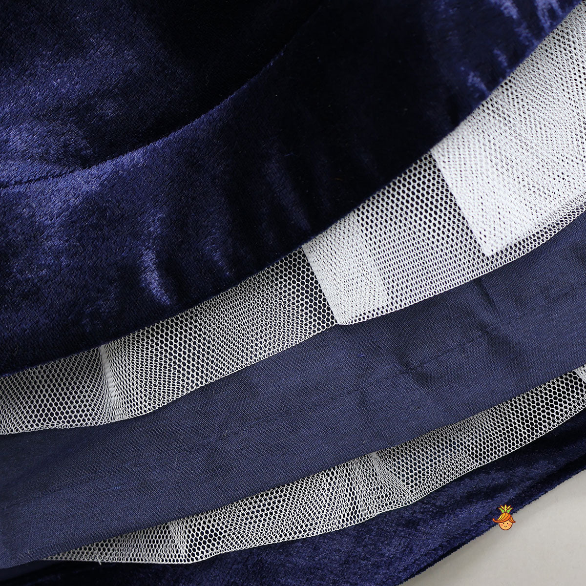 Pre Order: Gorgeous Flared Velvet Anarkali With Embroidered Jacket Style Cape