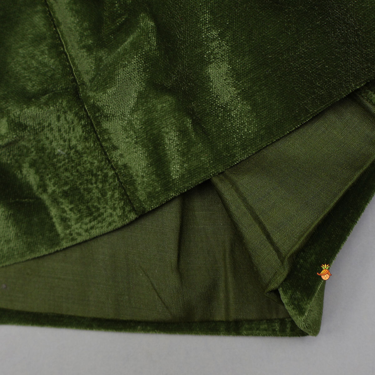 Pre Order: Embellished Velvet Jacket Top With Flared Pants And Embroidered Belt