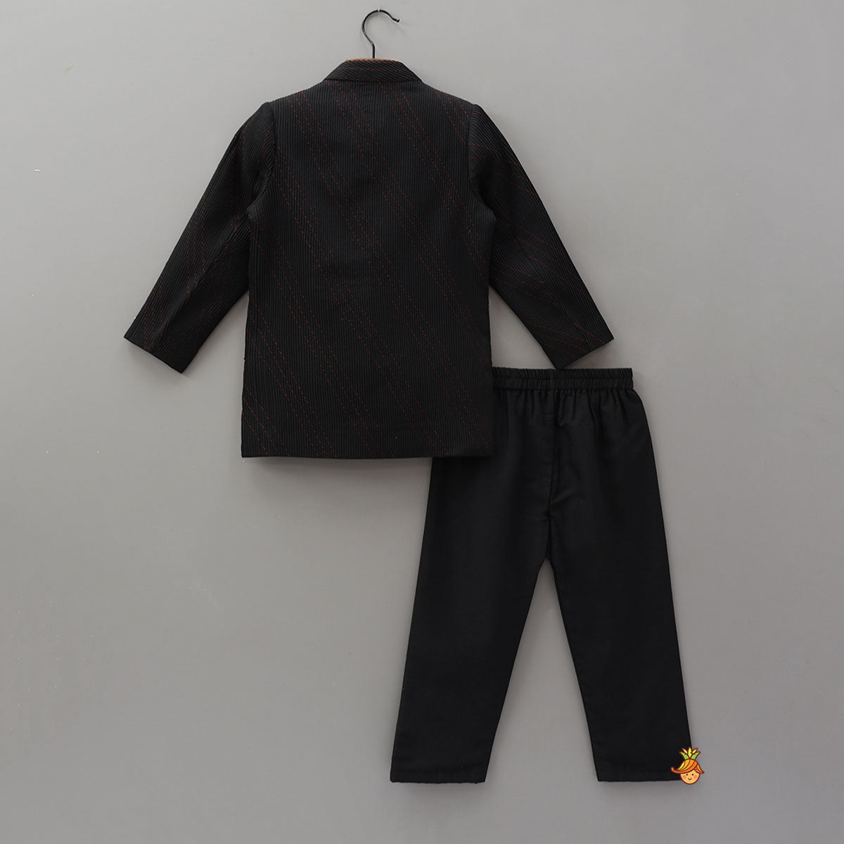 Pre Order: Elegant Front-Open Sherwani With Pyjama