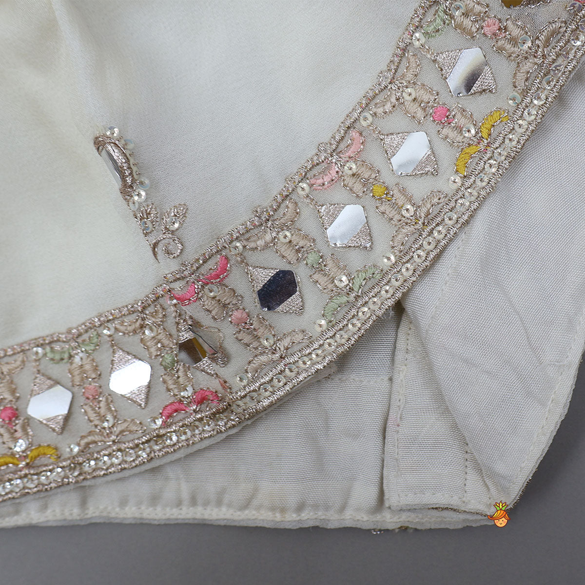 Pre Order: Stunning Embroidered Top And Lehenga