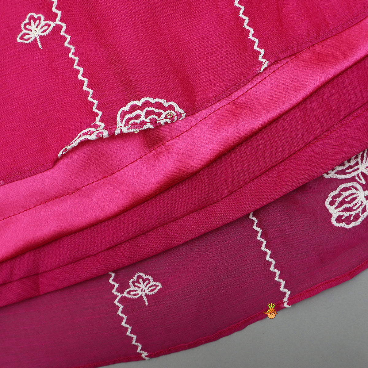 Elegant Front-Open Embroidered Kurti