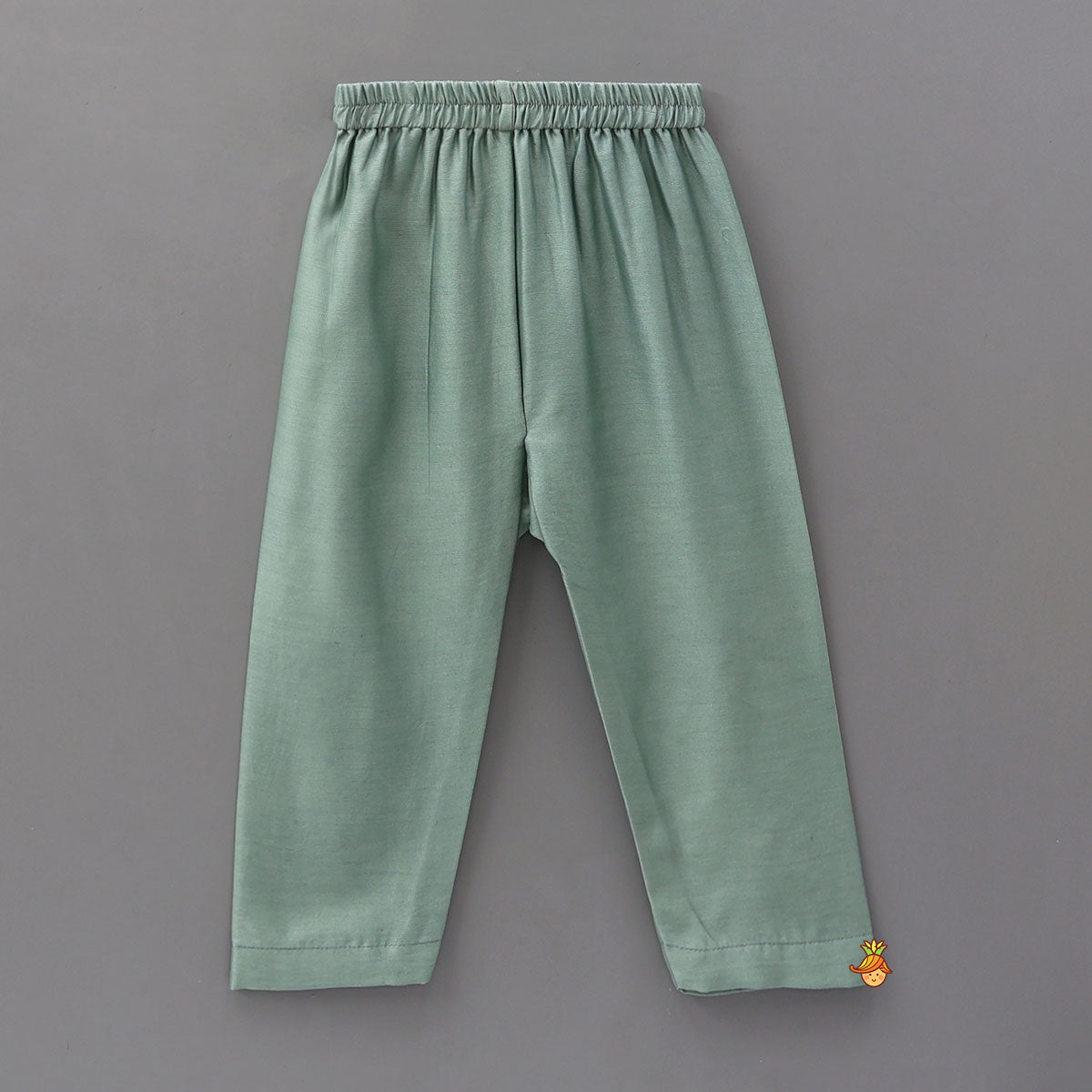 Pre Order: Mandarin-Collar Kurta With Heart-Embroidered Jacket And Pyjama