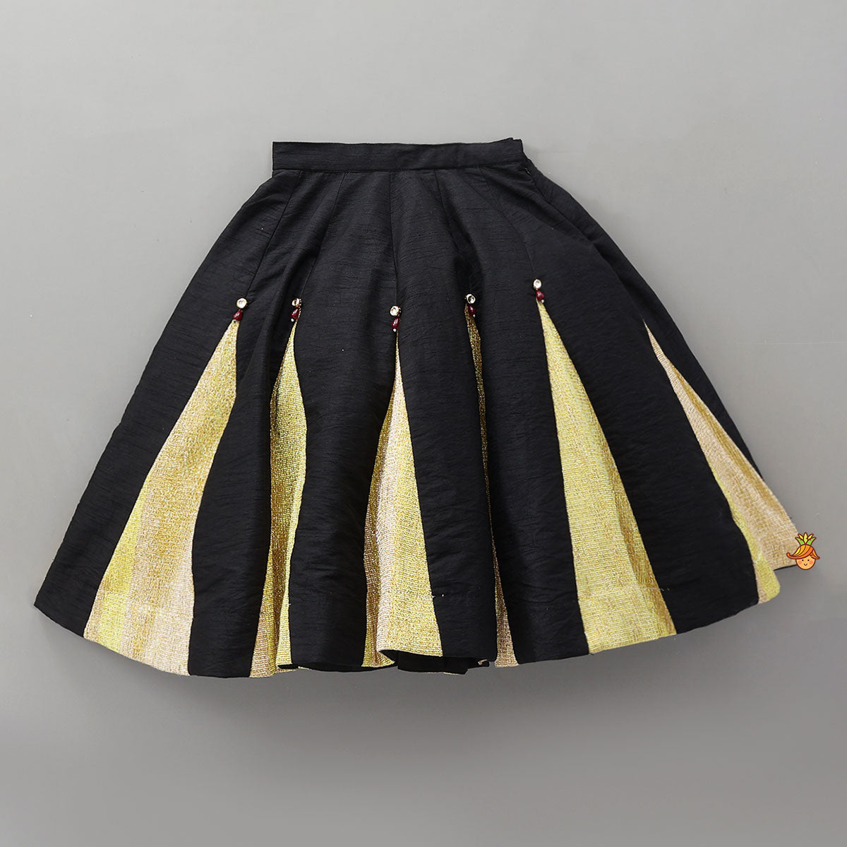 Pre Order: Embellished Stylish Sleeve Top With Lehenga And Dupatta