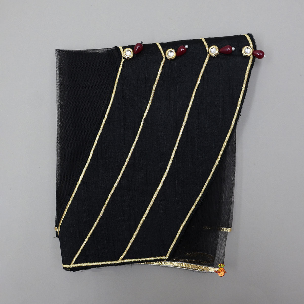 Pre Order: Embellished Stylish Sleeve Top With Lehenga And Dupatta