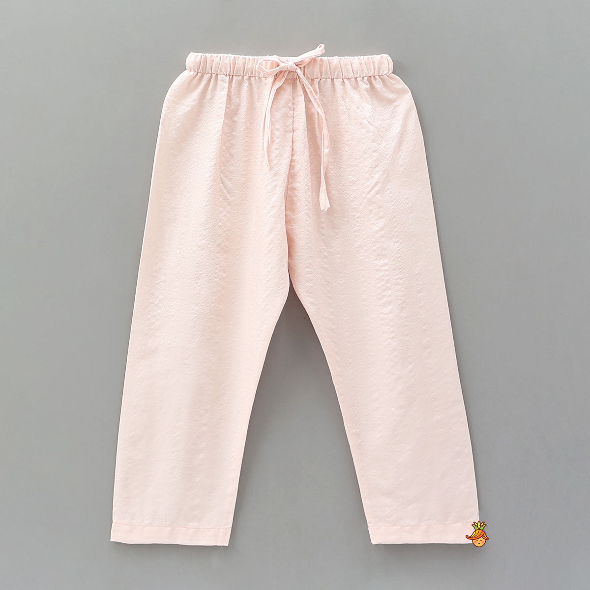 Pre Order: Faux Mirror Work Printed Kurta With Pyjama