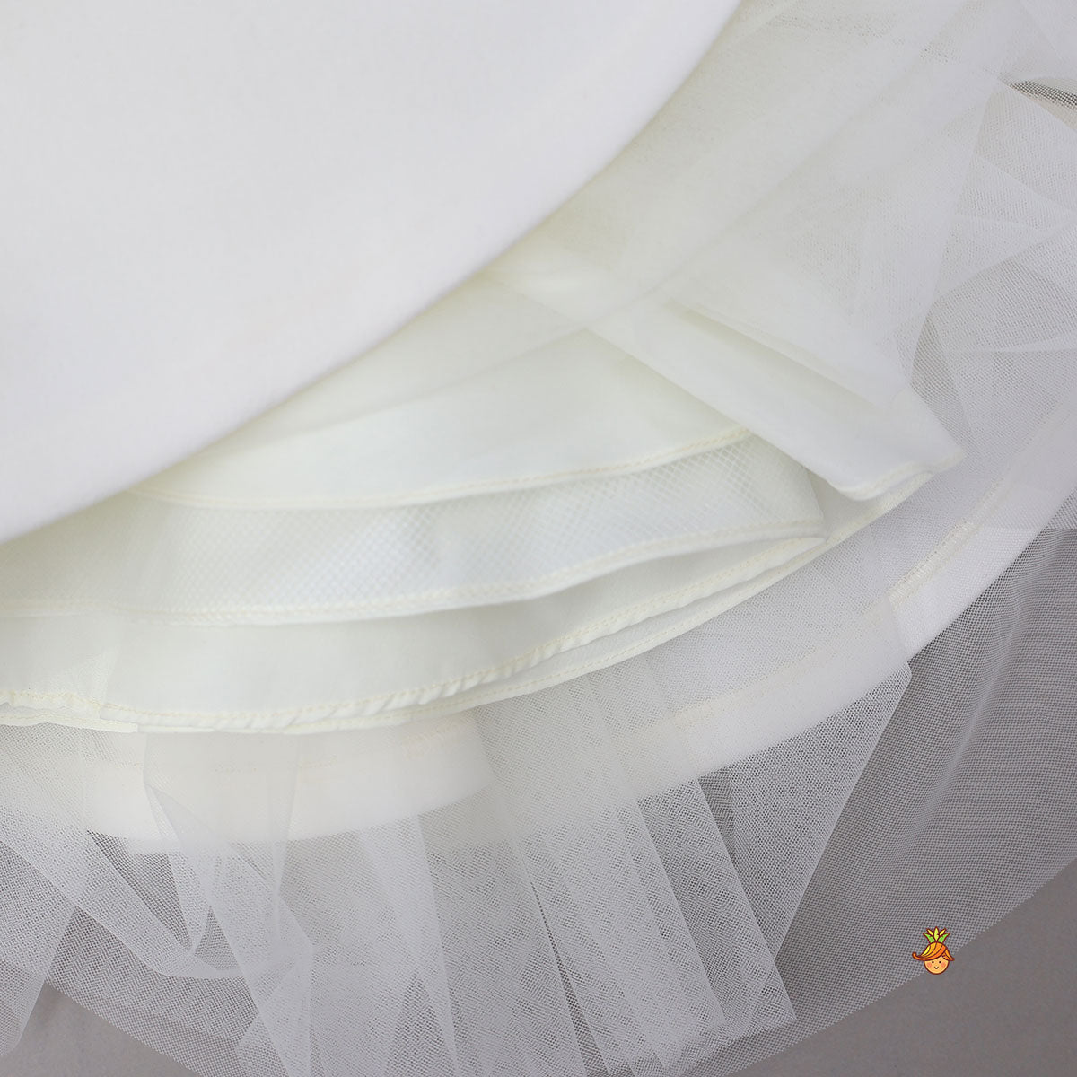 Pre Order: Butterfly Motif Embroidered Beautiful Dress With Headband