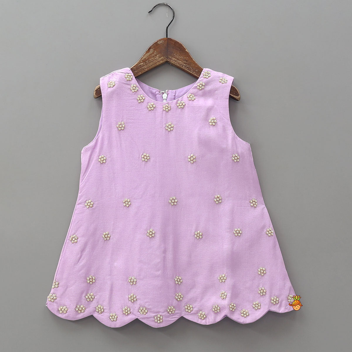 Pre Order: Booti Floral Embroidered Kurti With Sharara And Dupatta