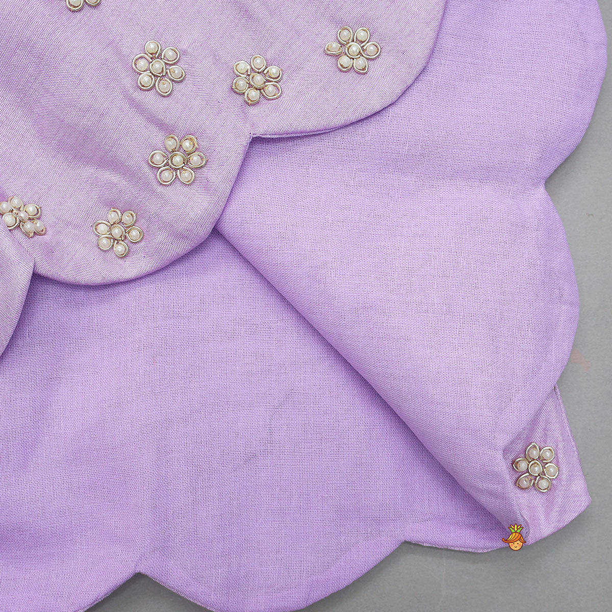 Pre Order: Booti Floral Embroidered Kurti With Sharara And Dupatta